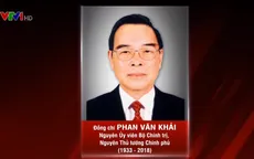 Lời cảm ơn của Ban Lễ tang và gia đình nguyên Thủ tướng Phan Văn Khải