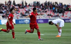 ẢNH: ĐT Việt Nam quả cảm giành 1 điểm trên sân của ĐT Jordan