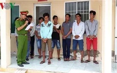 Kiên Giang: Bắt 9 đối tượng trộm ngư cụ trên vùng biển Tây Nam