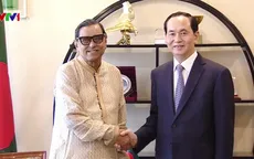 Chủ tịch nước Trần Đại Quang tiếp Chủ tịch Đảng Công nhân Bangladesh