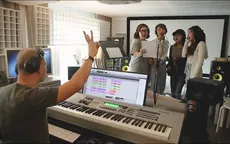 Clip hậu trường làm nhạc phim thú vị của "Tháng năm rực rỡ"