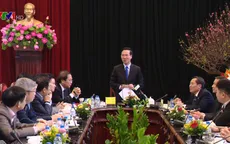 Trưởng ban Tuyên giáo Trung ương thăm, làm việc với Báo Nhân Dân