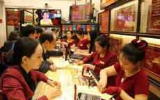 Giá vàng SJC quay đầu giảm theo đà của giá vàng thế giới