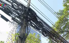 "Mạng nhện" dây điện ở một số thành phố châu Á
