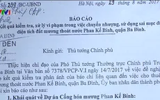 Sai phạm dự án cải tạo mương Phan Kế Bính kéo dài nhiều năm