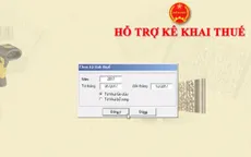 Nâng cấp hệ thống kê khai quyết toán Thuế
