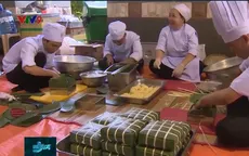 Lần đầu tiên tổ chức thi nấu bánh chưng dâng vua Hùng tại TP.HCM