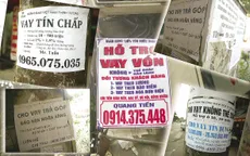 Ngập tràn tờ rơi mời gọi cho vay tín chấp trả góp tại Đồng Tháp