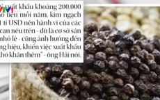 "Cà phê pin” được trộn lẫn với hồ tiêu nhằm tăng trọng lượng