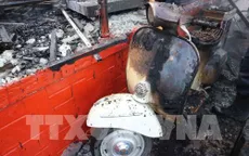 Hỏa hoạn thiêu rụi quán cà phê xe cổ ở hồ Tuyền Lâm, Đà Lạt