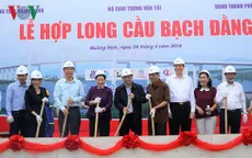 Hợp long cầu Bạch Đằng trị giá 7.300 tỷ đồng nối Hải Phòng với Quảng Ninh