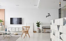 Thiết kế đơn sắc trong căn hộ hiện đại