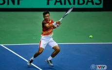 ẢNH: Lý Hoàng Nam có chiến thắng đầu tiên tại Davis Cup
