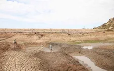 Lòng hồ Ông Kinh trơ đáy vì hạn hán ở vùng ít mưa nhất Việt Nam