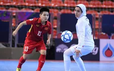 Giải futsal nữ châu Á 2018: Thua ĐT Iran, futsal nữ Việt Nam tranh hạng 3 cùng ĐT Thái Lan