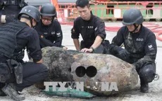 Trung Quốc: Phát hiện thêm một quả bom chưa nổ ở Hong Kong