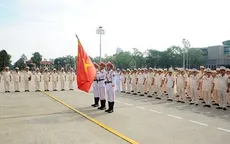 Đoàn đại biểu điển hình tiên tiến tiêu biểu CAND vào Lăng viếng Chủ tịch Hồ Chí Minh