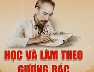Học tập Chủ tịch Hồ Chí Minh lấy gương người tốt, việc tốt để giáo dục lẫn nhau