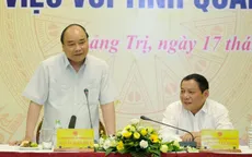 Thủ tướng làm việc với tỉnh Quảng Trị