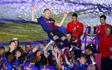 Những hình ảnh xúc động trong lễ chia tay Iniesta