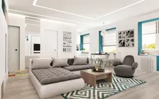 Căn hộ có cách trang trí đơn giản mà hiện đại