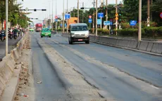 Đường vào cảng Cát Lái lồi lõm như... ruộng bậc thang