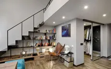 Căn hộ 35m2 trở nên rộng rãi nhờ có gác lửng