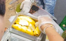 Sầu riêng Thái Lan hút khách tại Hội chợ bán lẻ hàng Thái Lan