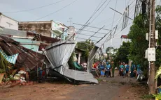 Đồng Tháp: Mưa dông làm nhiều nhà dân bị sập và tốc mái