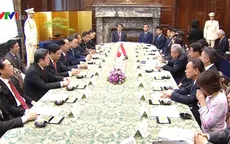 Chủ tịch nước Trần Đại Quang hội kiến Chủ tịch Thượng viện Nhật Bản