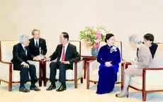 Chủ tịch nước hội kiến Nhà vua Nhật Bản