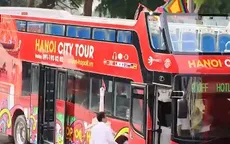 Hơn 60 du khách trải nghiệm xe bus 2 tầng ở Hà Nội trong ngày đầu hoạt động