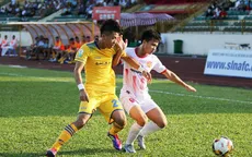 Sỹ Minh ghi bàn duy nhất giúp CLB Nam Định thắng SLNA: Bàn thắng hồi sinh!