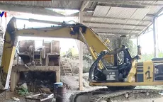Hà Nội: Sập mỏ đá ở Ứng Hòa, 1 người thiệt mạng