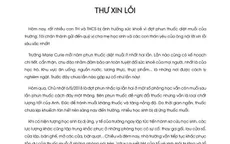 Giữa những ồn ào về câu chuyện thầy trò thời gian qua, có một bức thư khiến nhiều người xúc động