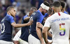 Giroud dính chấn thương đầu ở trận gặp ĐT Mỹ