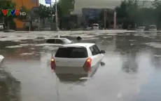 Mưa lớn và mưa đá tại nhiều khu vực ở Trung Quốc