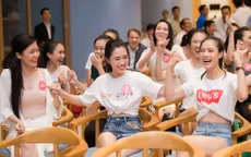 Dàn thí sinh Hoa hậu Việt Nam 2018 hết mình cổ vũ FIFA World Cup™ 2018