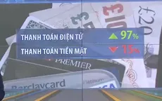 Anh: Thanh toán thẻ lần đầu vượt tiền mặt