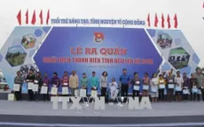 Long An: Hơn 2.000 thanh niên tham gia lễ ra quân chiến dịch Thanh niên tình nguyện hè
