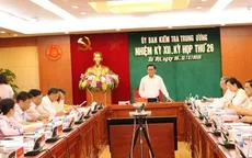 Thông cáo báo chí kỳ họp 26 của Ủy ban Kiểm tra Trung ương
