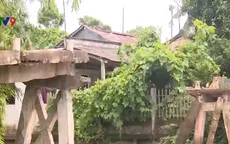 Kiên Giang: Giao thông chia cắt vì cầu sập