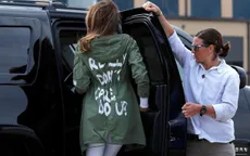 Chiếc áo gây tranh cãi của bà Melania Trump
