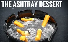 Độc đáo gạt tàn thuốc ăn được tại Anh