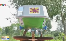Máy rửa tay thế hệ mới đảm bảo vệ sinh cho người tỵ nạn