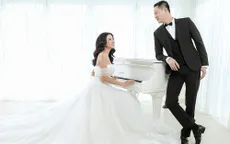 Trang Trần tung ảnh cưới ngọt ngào, lãng mạn bên ông xã Việt kiều