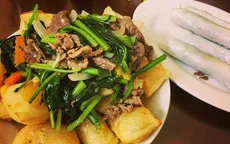 Đến Ngũ Xã thưởng thức phở cuốn và phở chiên phồng ngon nức tiếng