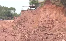 Bắc Giang: Đồi bị "xẻ thịt" để xây dựng công trình sai phép