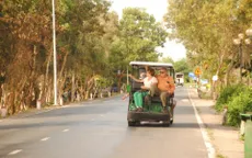 Sa Đéc thí điểm xe chạy năng lượng điện vận chuyển khách du lịch