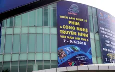 Gấp rút hoàn thiện không gian triển lãm Telefilm 2018 trước ngày khai mạc